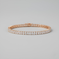 Gold Baguette Tennis Bracelet - Oh Rosewood