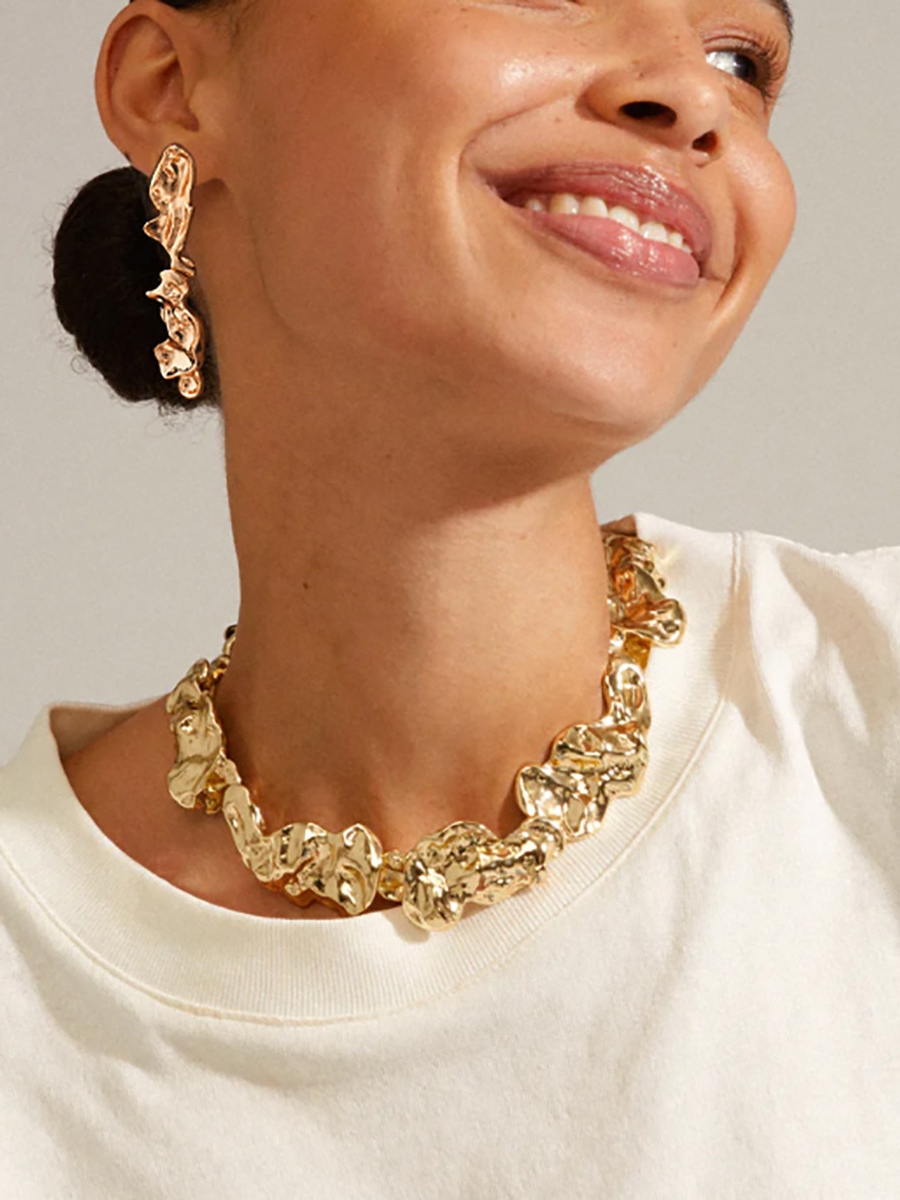 Elena golden-toned necklace - Oh Rosewood
