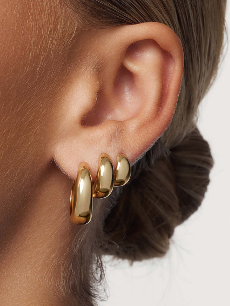 Timeless wide earrings - Oh Rosewood