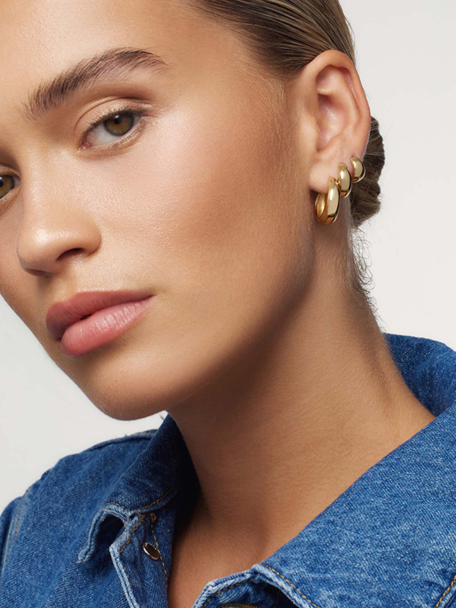 Timeless wide earrings - Oh Rosewood