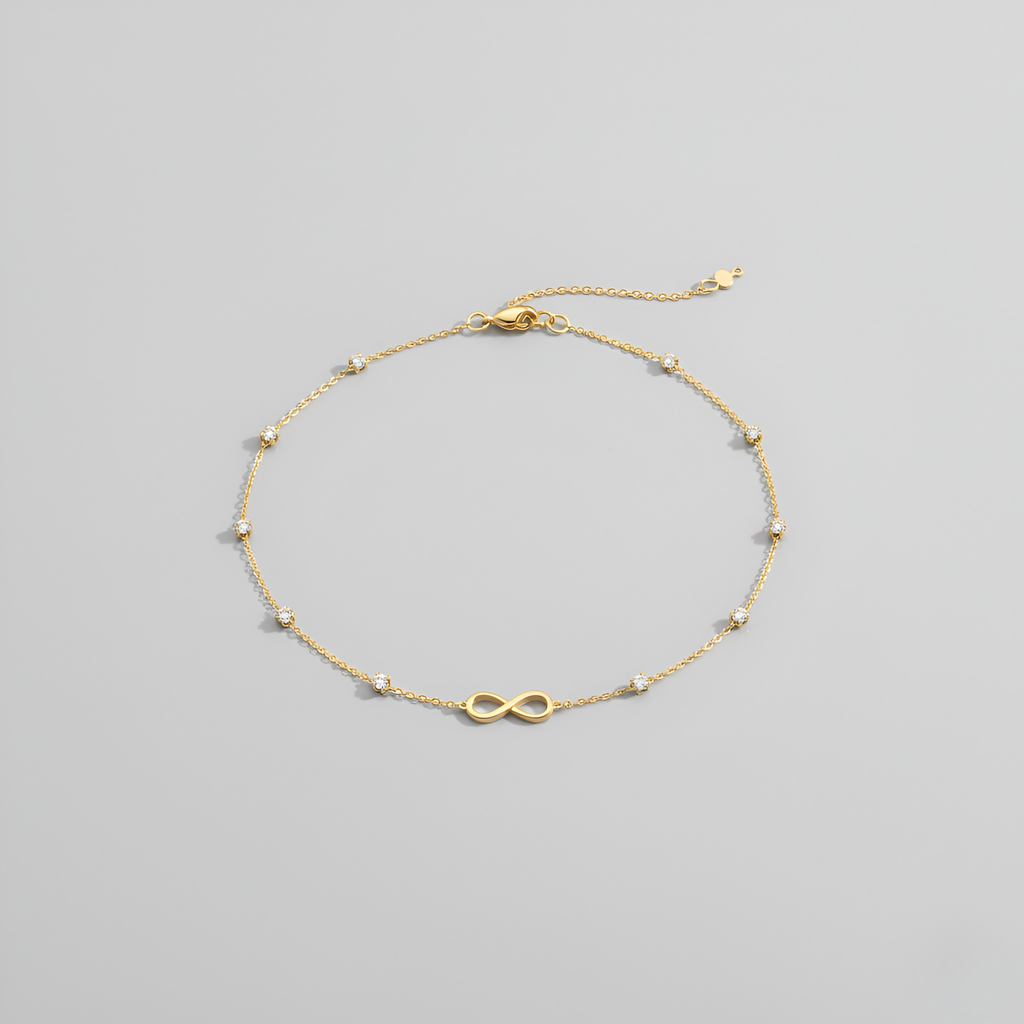 Delicate Gold Bracelet with Stones - Oh Rosewood