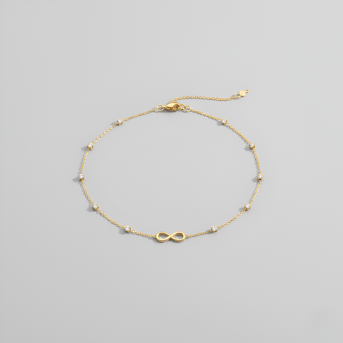 Delicate Gold Bracelet with Stones - Oh Rosewood
