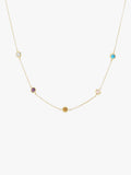 Multi-Stone Dot Necklace - Oh Rosewood