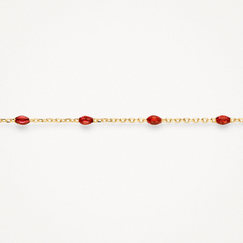 Resin Bead Chain Bracelet - Oh Rosewood