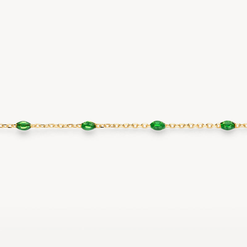 Resin Bead Chain Bracelet - Oh Rosewood