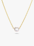 Single Pearl Chain Necklace - Oh Rosewood