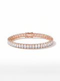Gold Baguette Tennis Bracelet