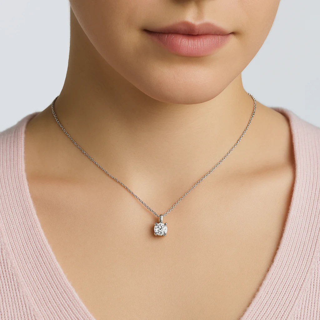Lab Diamond Necklace - Oh Rosewood