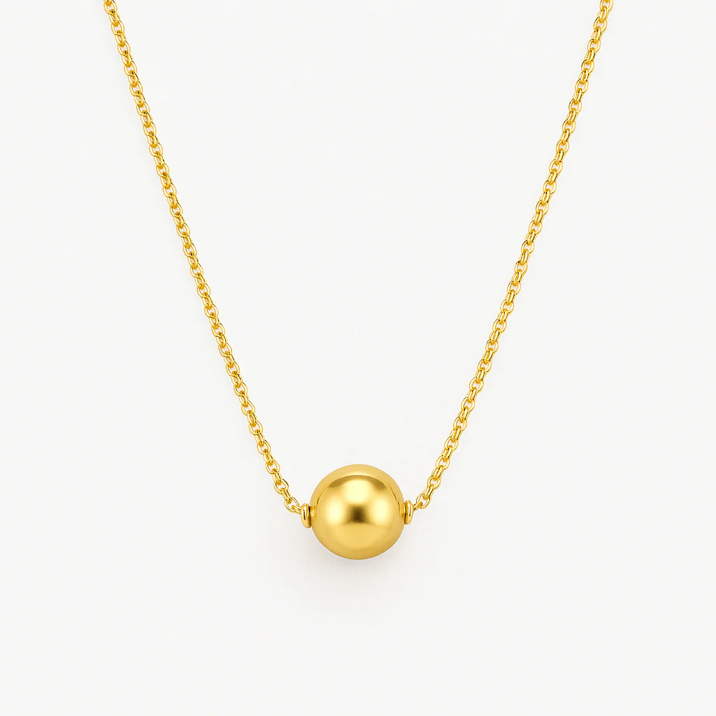 Yellow Pearl Pendant Necklace - Oh Rosewood