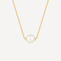 Yellow Pearl Pendant Necklace - Oh Rosewood