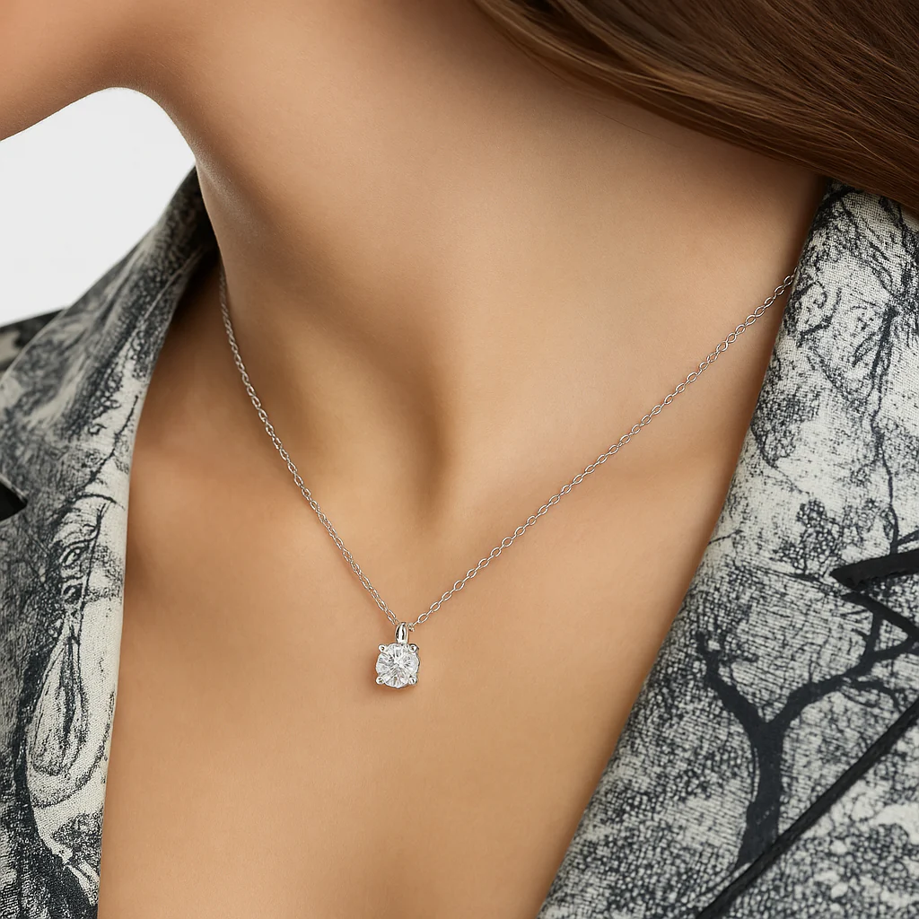 Lab Diamond Necklace - Oh Rosewood