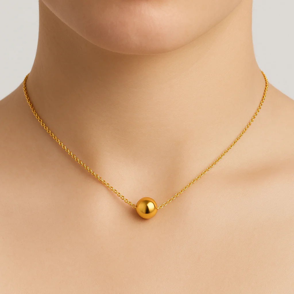 Yellow Pearl Pendant Necklace - Oh Rosewood