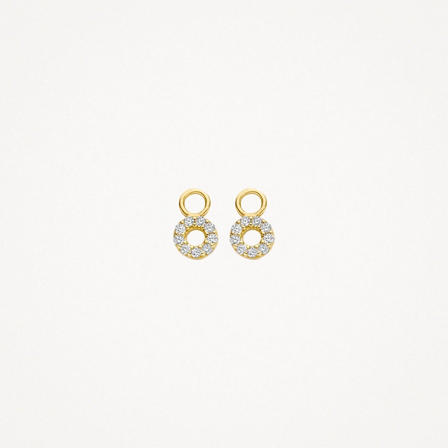 Mini Circle Drop Earrings - Oh Rosewood