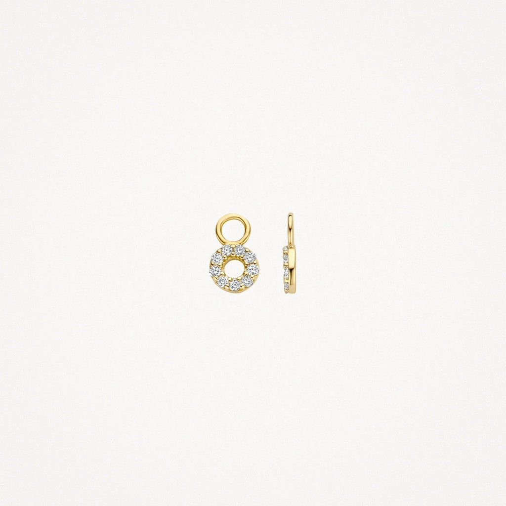 Mini Circle Drop Earrings - Oh Rosewood
