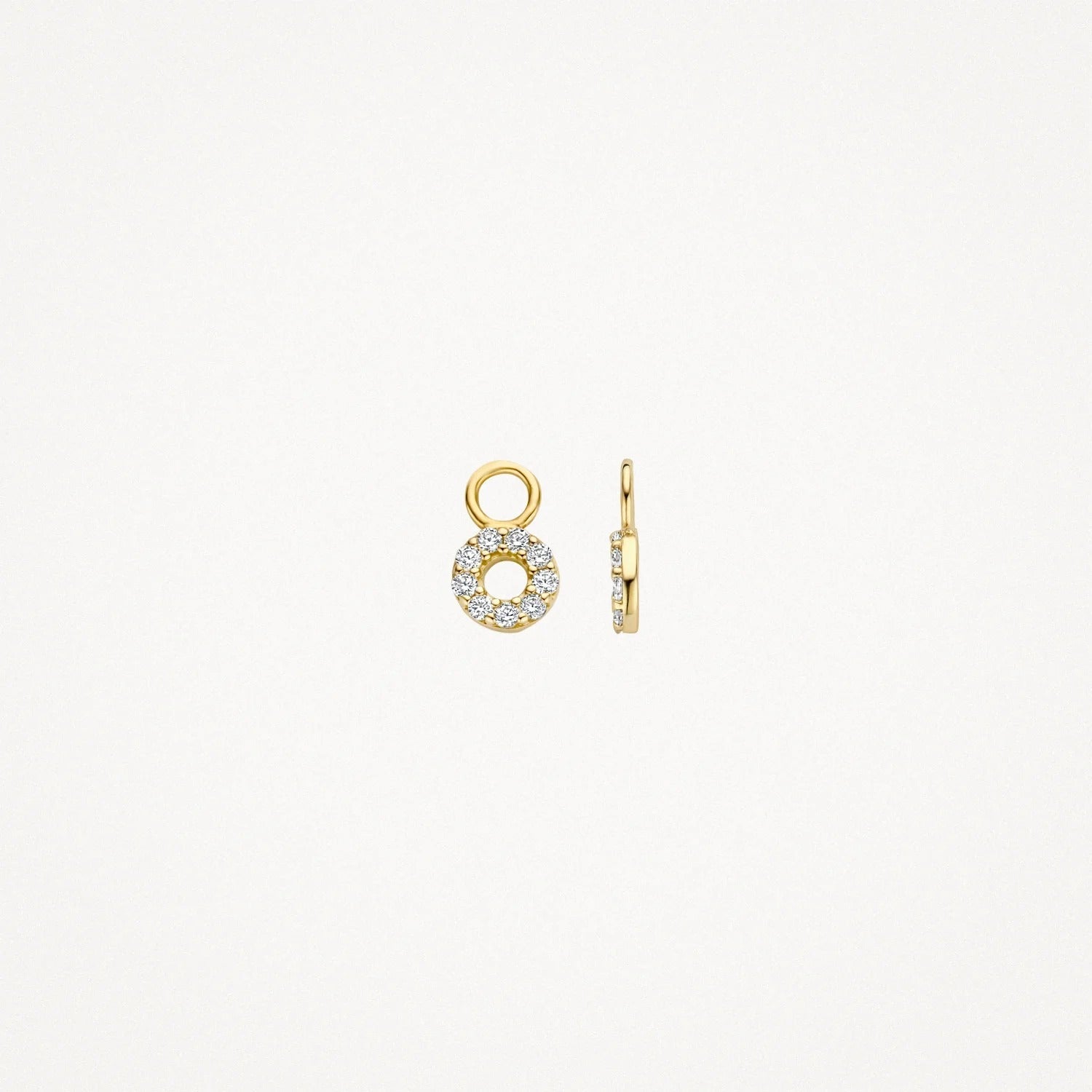 Mini Circle Drop Earrings - Oh Rosewood