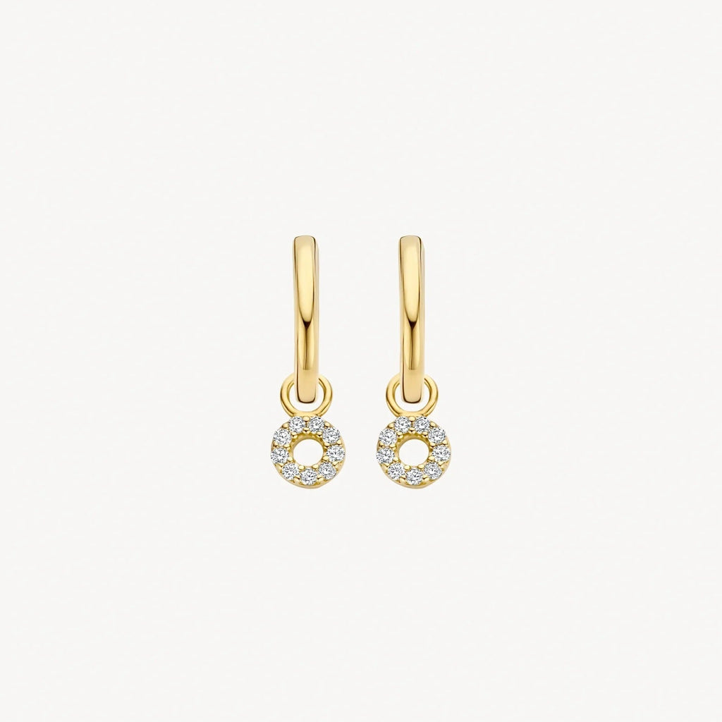 Mini Circle Drop Earrings - Oh Rosewood