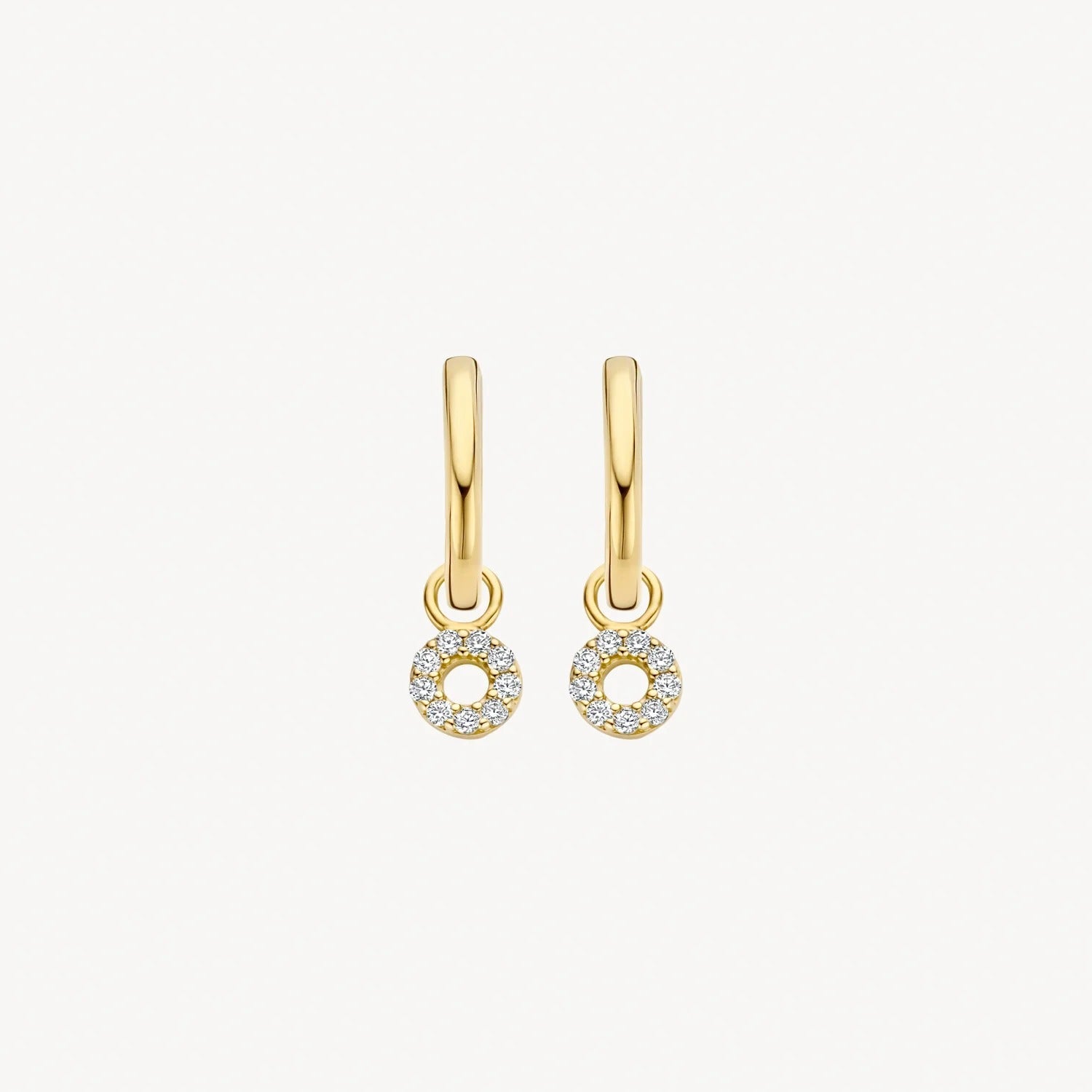 Mini Circle Drop Earrings - Oh Rosewood