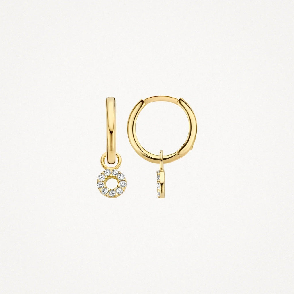 Mini Circle Drop Earrings - Oh Rosewood