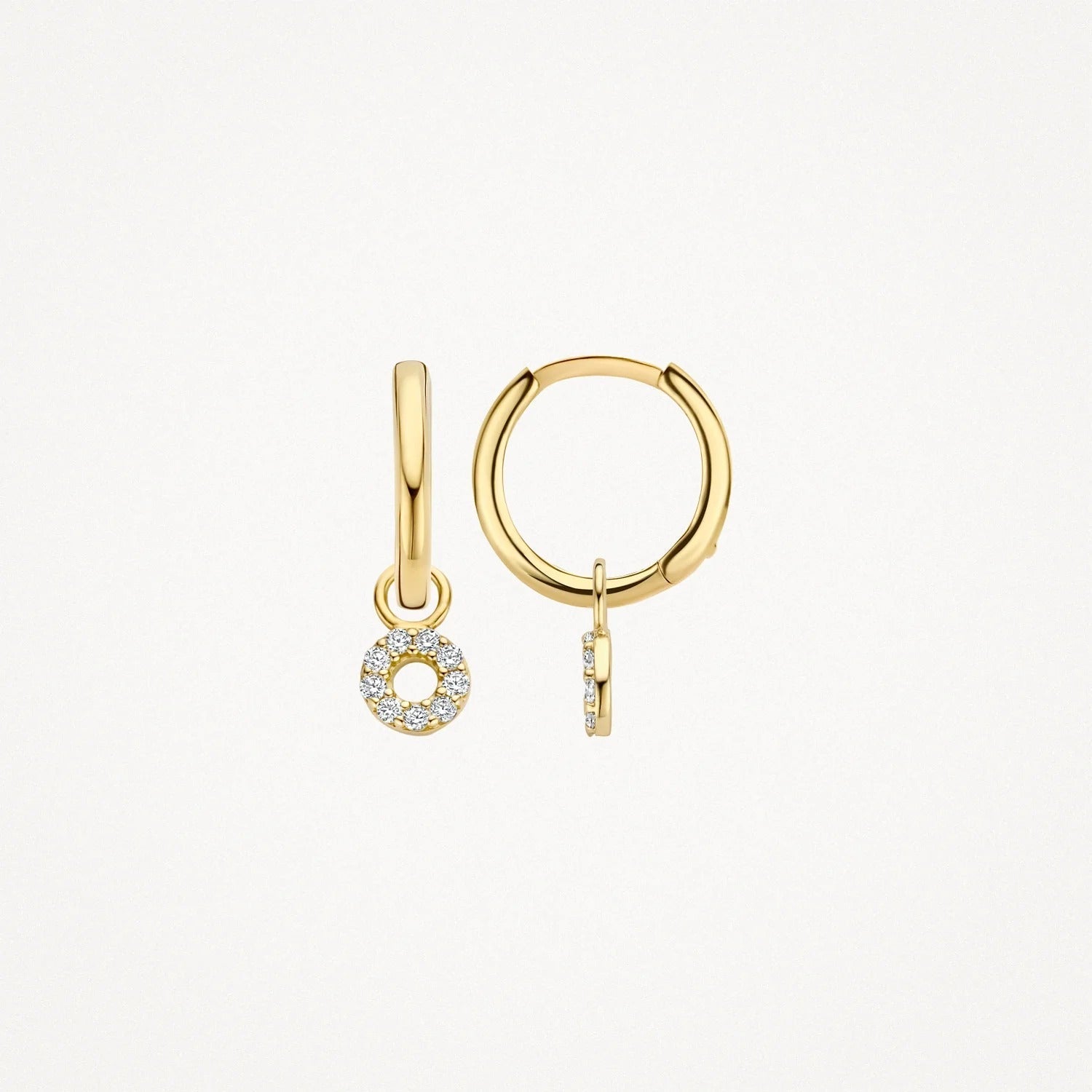 Mini Circle Drop Earrings - Oh Rosewood