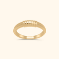 Ribbed Band Ring - Oh Rosewood