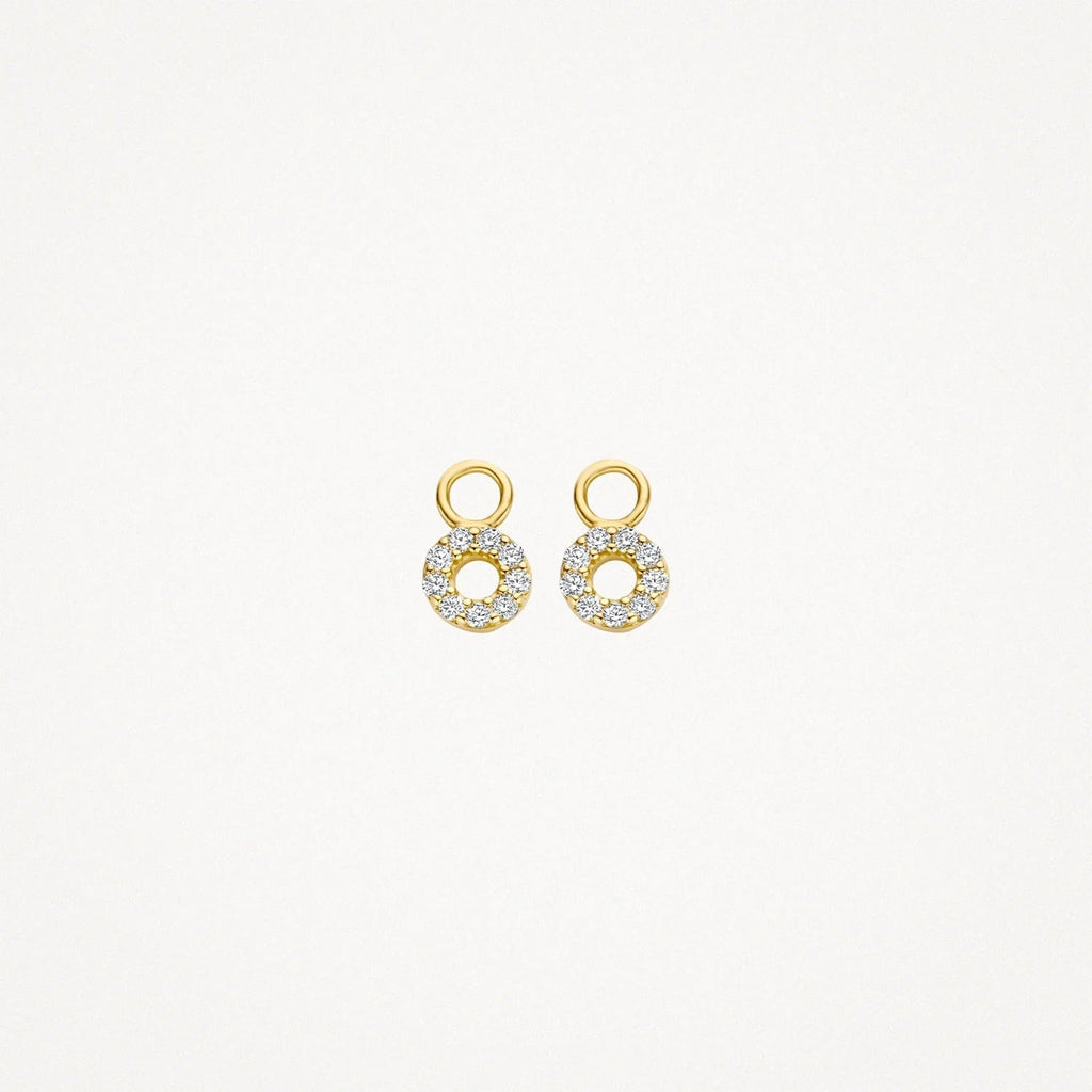 Mini Circle Drop Earrings - Oh Rosewood