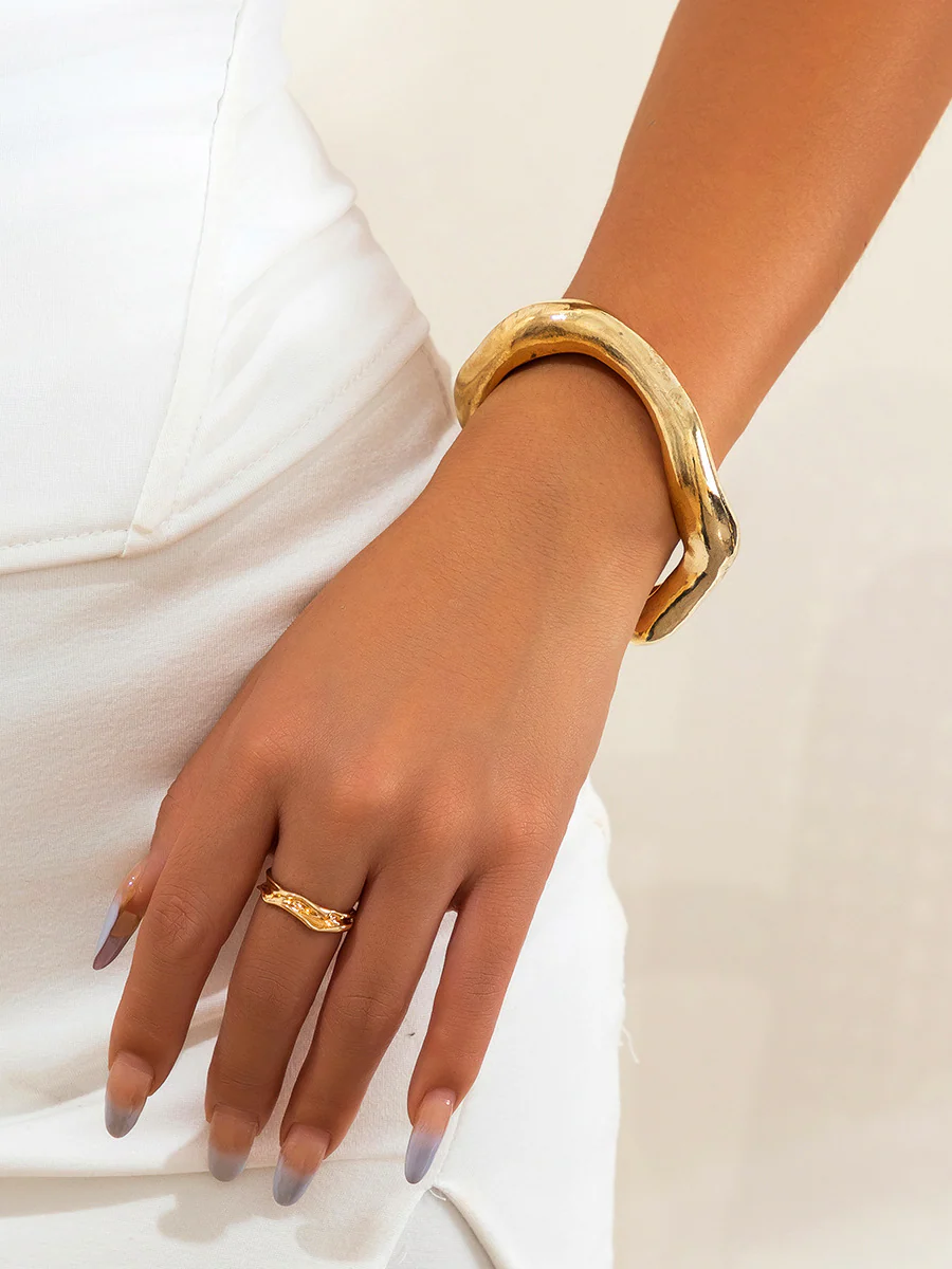 Organic Cuff Bracelet - Oh Rosewood